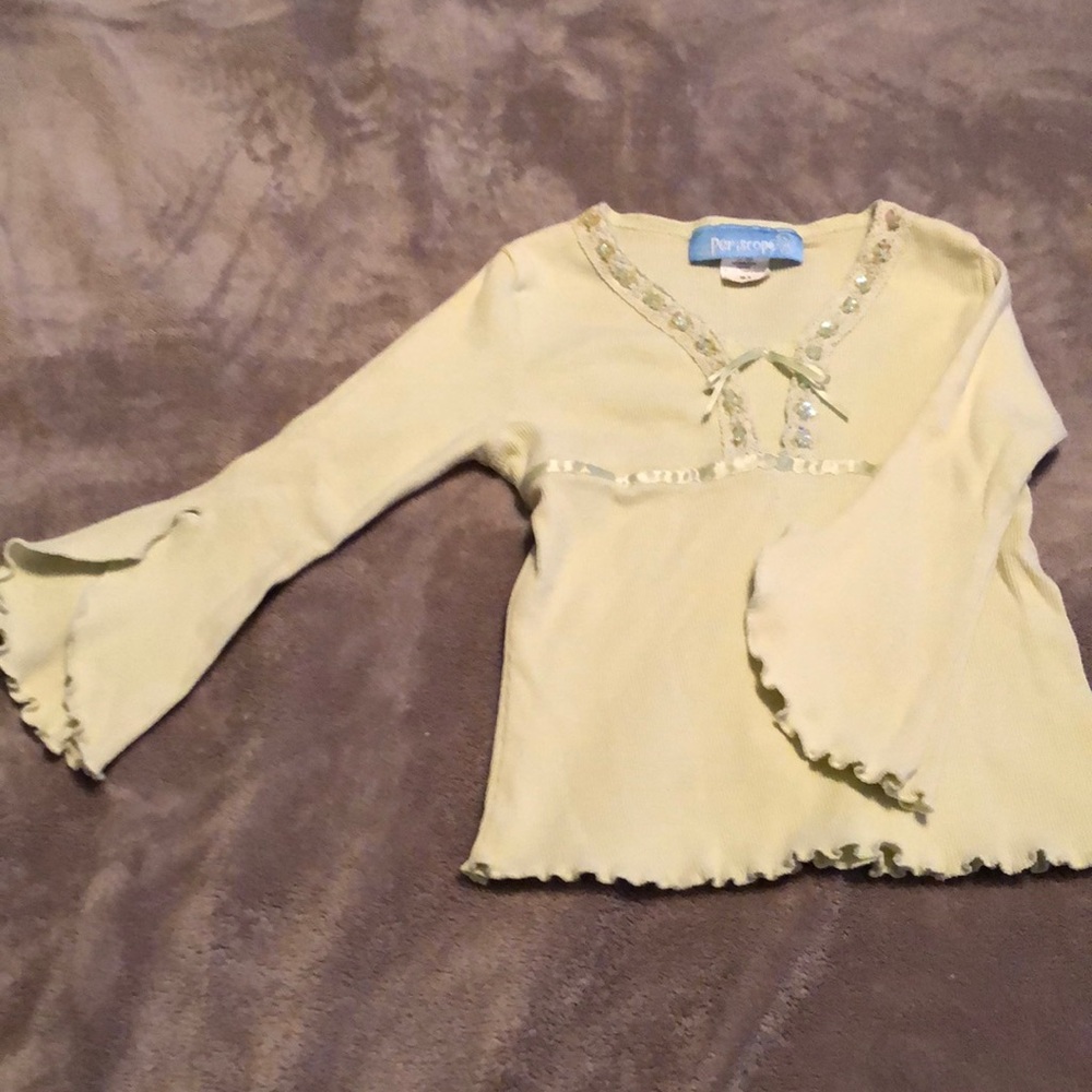 Cute Periscope Girls light Green Top